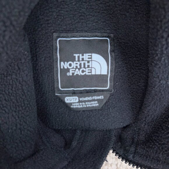 The North Face Sweater Womens Extra Small Black Denali Cozy Fleece Jacket Hike - Picture 9 of 14